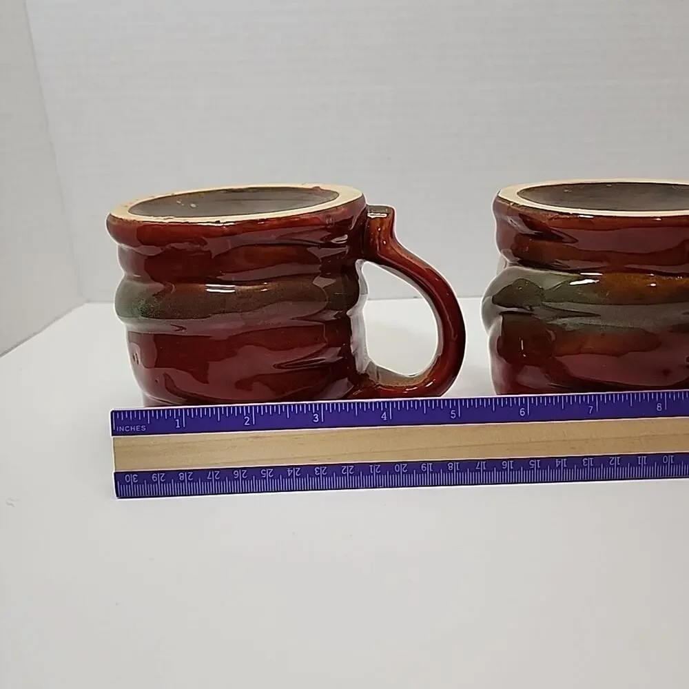 Snowman Holiday Cocoa Mug Target 2010 Stoneware Ceramic 16 oz Coffee, Tea Qty 2
